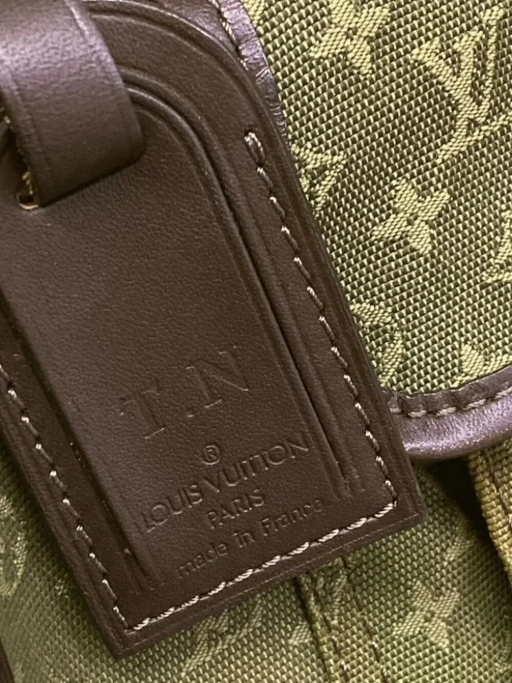 LOUIS VUITTON Besace Mary Kate M92322 Khaki Monogram Mini VI0055 Shoulder Bag